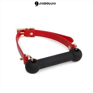 Bone Shaped Silicone Ball Black